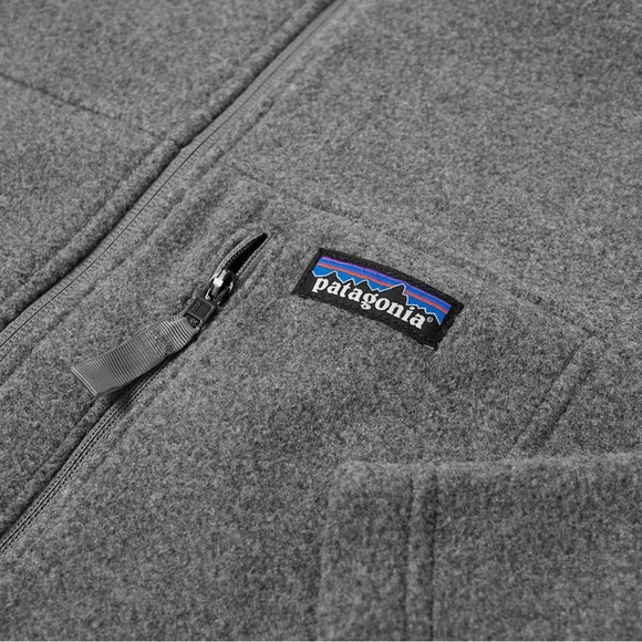 Patagonia Men's Nickel Classic Synchilla Full Zip Fleece Jacket In Gray Size: XL - Picture 12 of 15